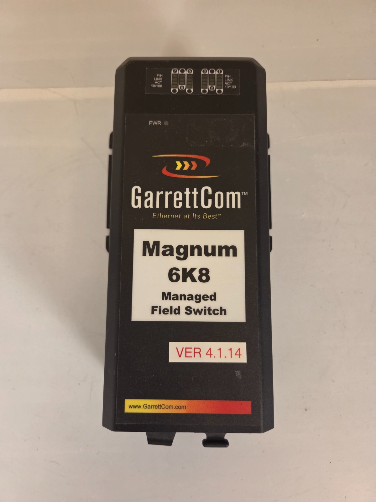GarrettCom, 6K8-48VDC, 02-01346, Magnum 6K8 Managed Field Switch Untested