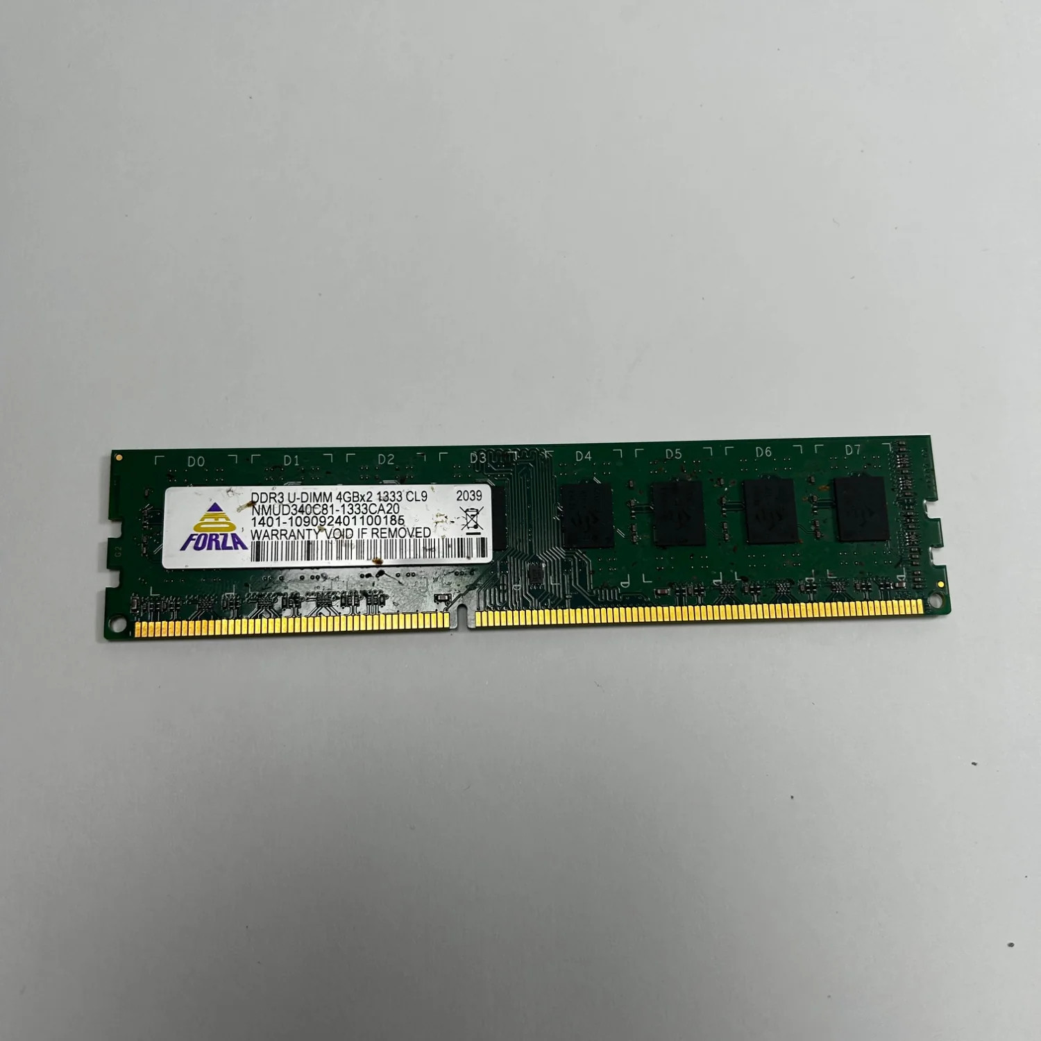 Neo Forza U-DIMM 4GB (4x1GB) RAM DDR3 1333MHz