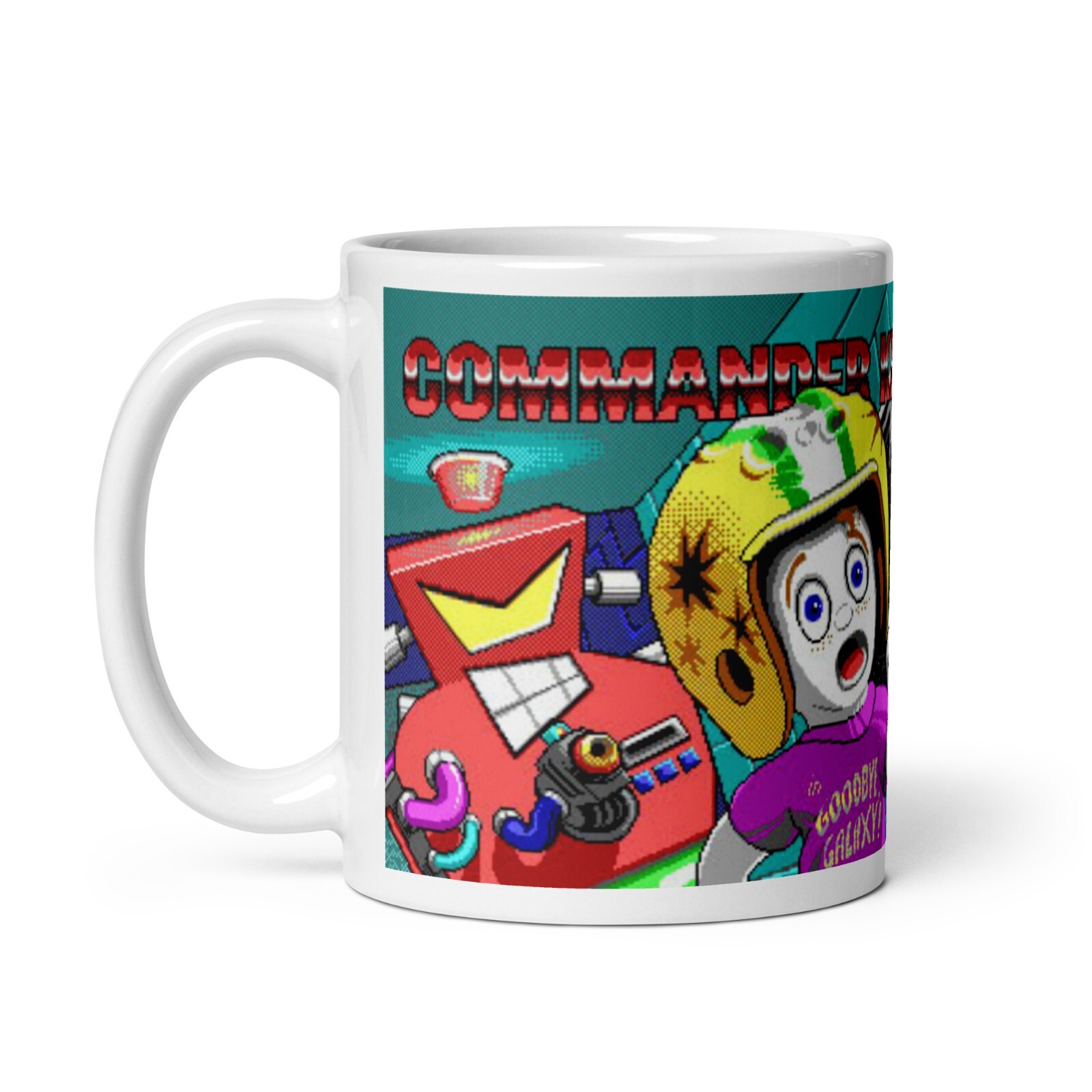 COMMANDER KEEN - 11 Oz Coffee Tea Mug - BEST GIFT FOR RETRO GAMES  FAN