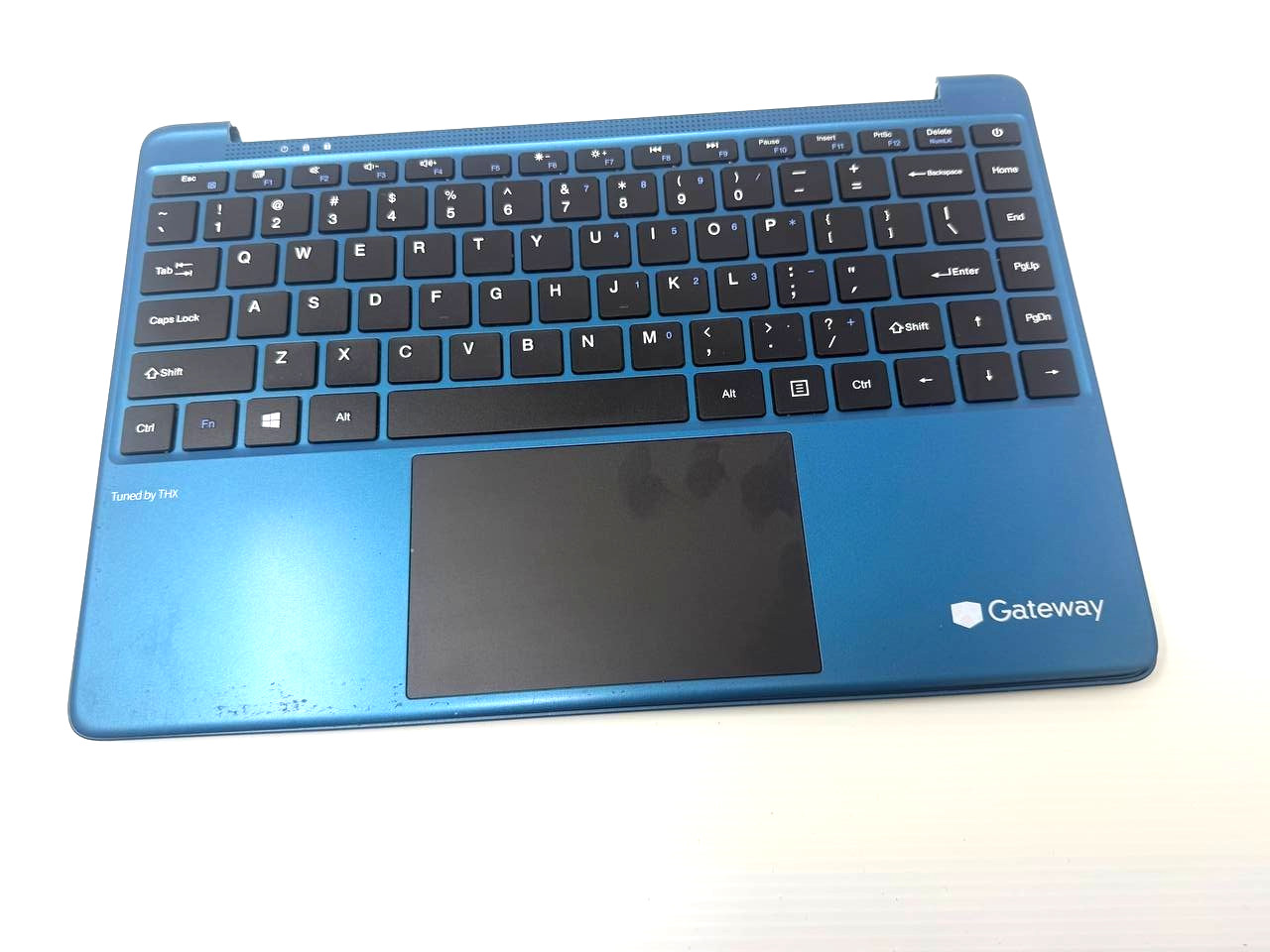 Gateway GWTN141-5BL - 14" LAPTOP  Palmrest Touchpad Keyboard Top Cover  - BLUE
