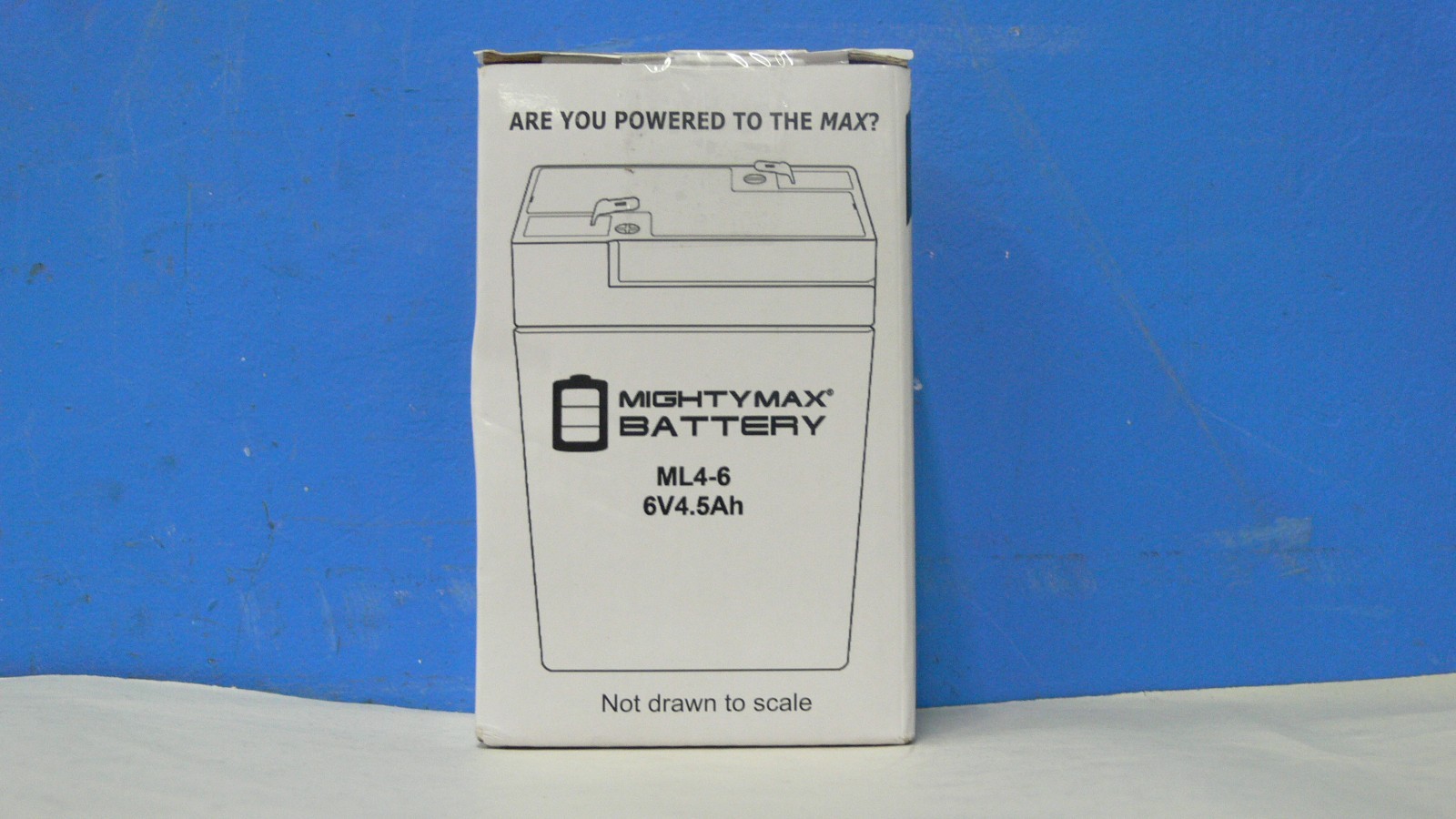 Mighty Max - ML4-6 - 6V 4.5AH 3FM4 Replacement Battery with F1 Terminal