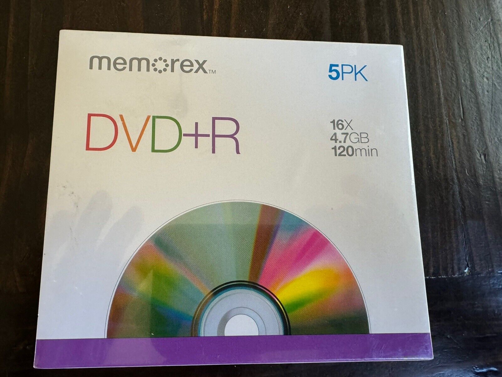 NEW- Memorex Dual Layer DVD+R  5 Pack 16X 4.7GB 120min SEALED