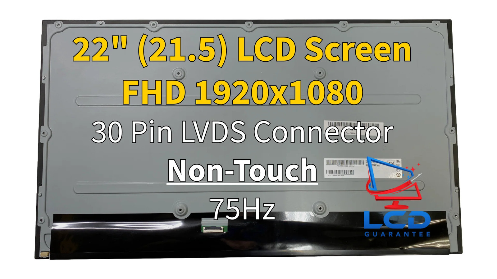 HP 22-DG0024 21.5" FHD 75Hz Non Touch All-in-One LCD Screen