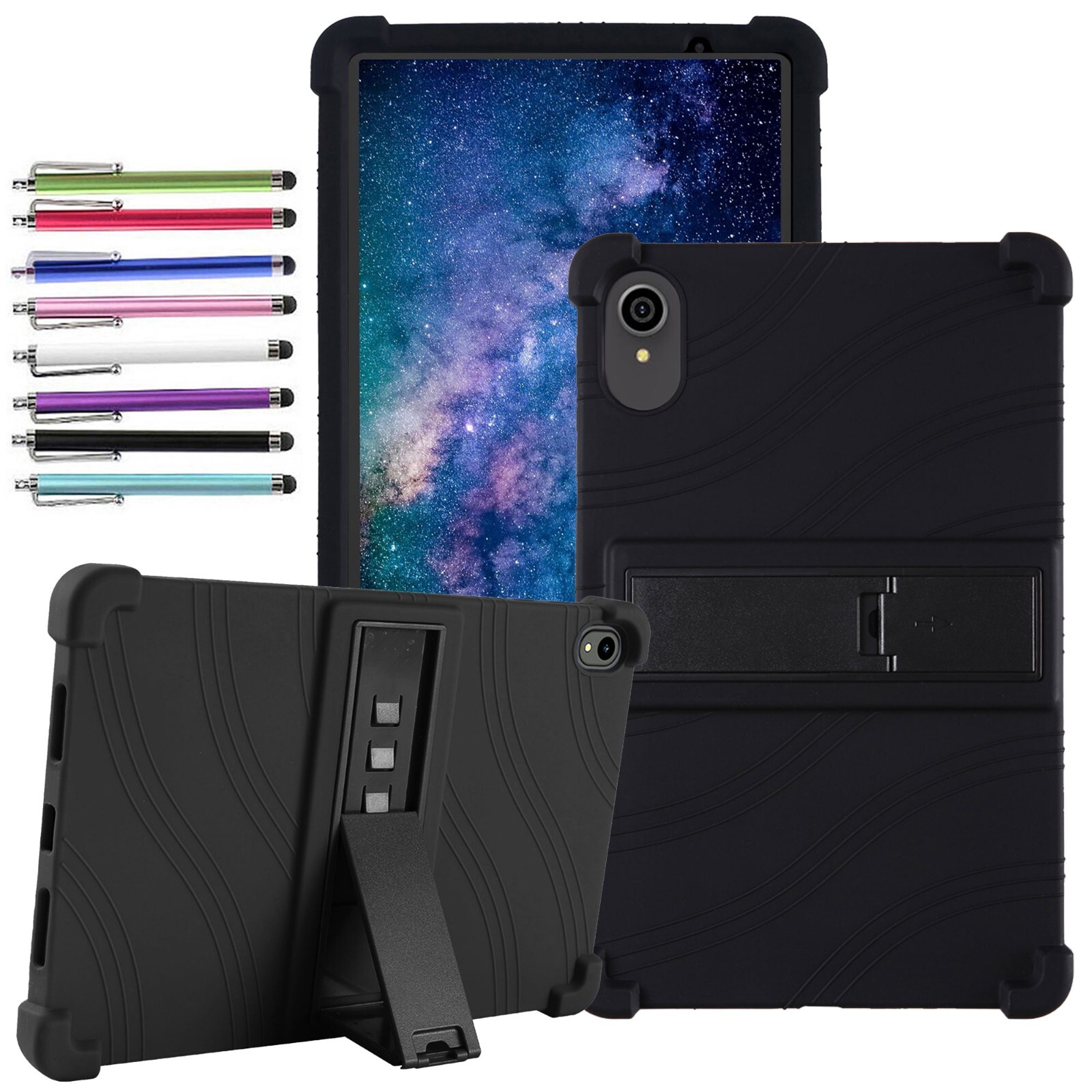 Silicone Case for PRITOM TAB 10 Lite 10 inch Tablet Shockproof Protective Stand