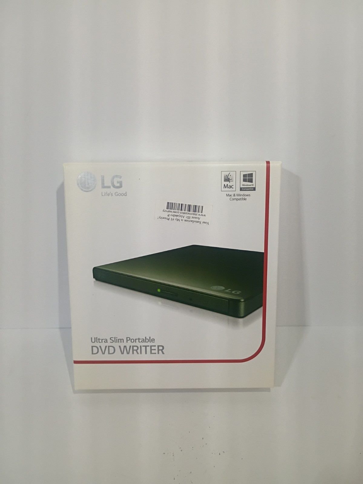 LG Ultra Slim Portable DVD Writer New Open Box