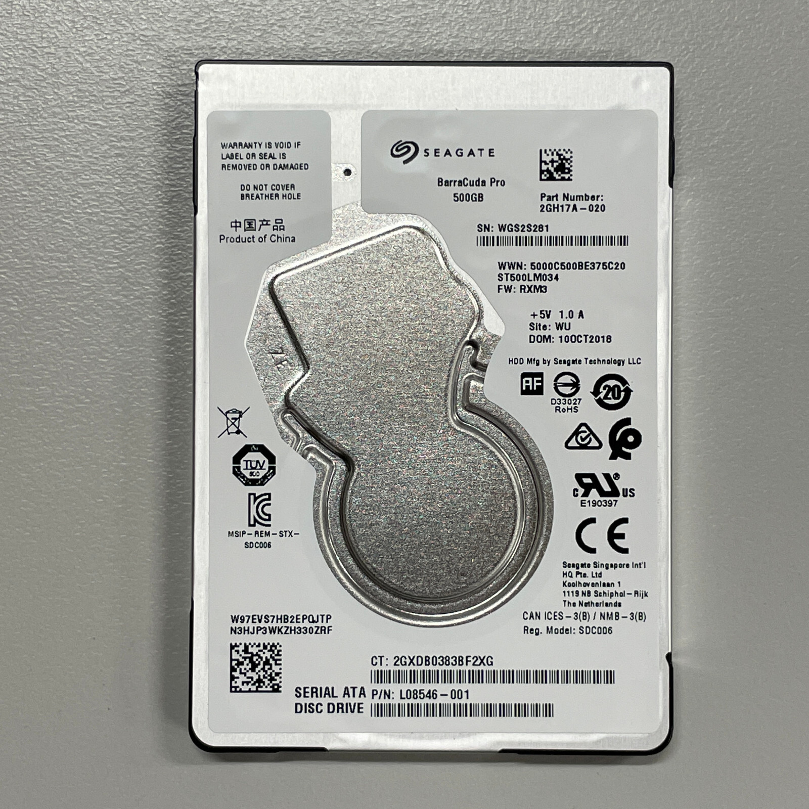 Seagate Barracuda Pro 500GB 2.5" SATA HDD 6Gbps 7200 RPM 128MB Cache ST500LM034