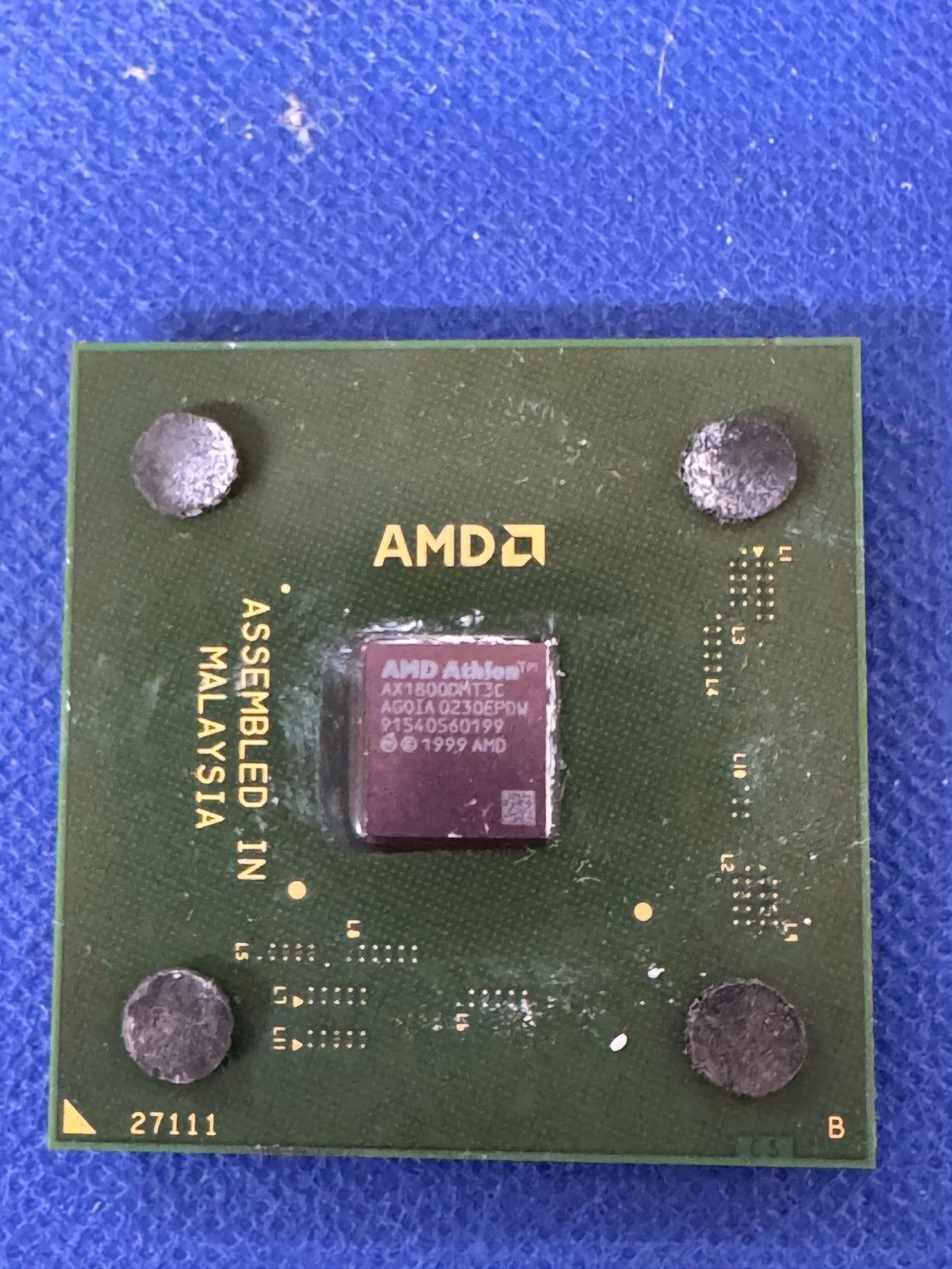AMD Athlon XP 1800+ AX1800DMT3C 1.53GHz Socket A 462 CPU Processor Tested
