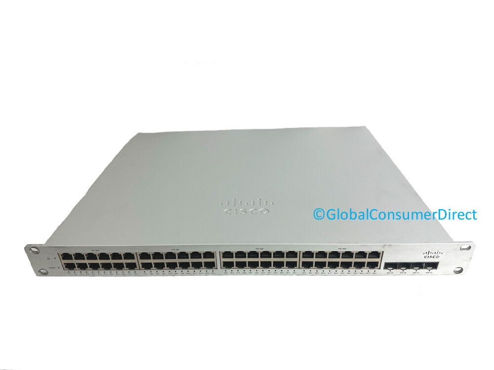 Cisco Meraki MS220-48LP 48-Port PoE+ Gigabit Cloud Managed Switch - Unclaimed