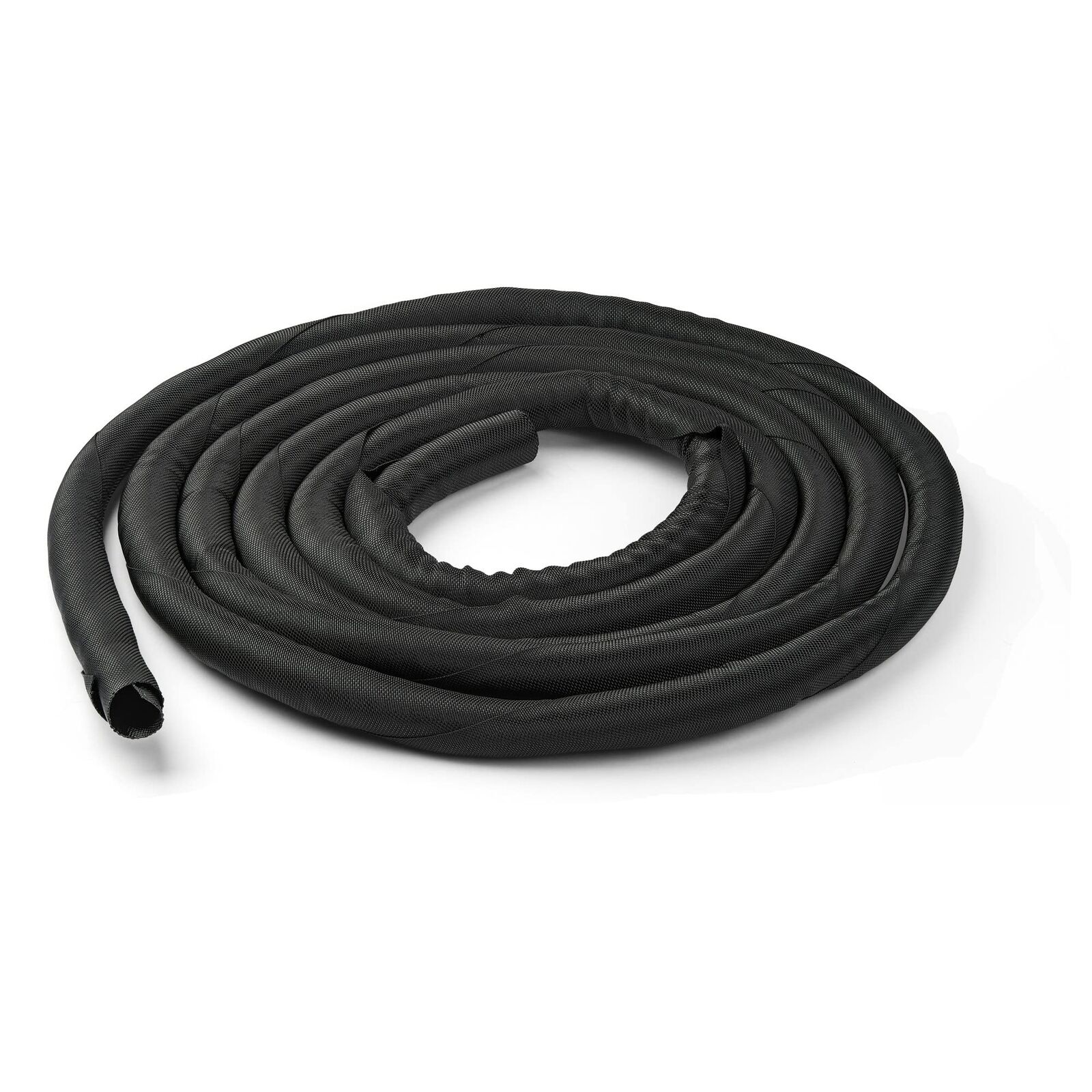 StarTech.com 15\' (4.6m) Cable Management Sleeve - Flexible Coiled Cable Wrap ...