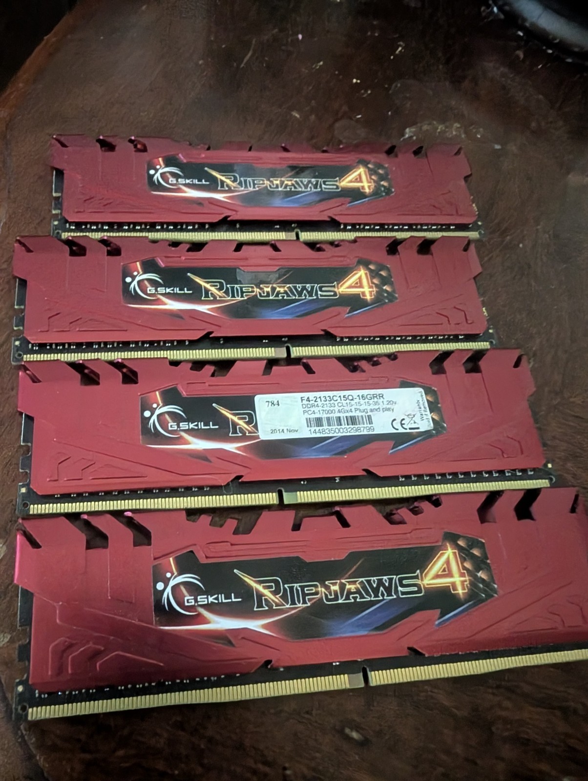 G Skill Ripjaws DDR4 SO-DIMM F4-2133C15Q-16GRR