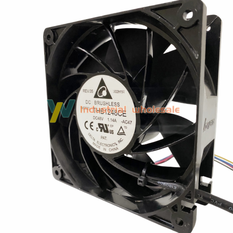 1pc new Delta THB1248CE 12038 48V 1.14A 12CM 120mm chassis DC cooling fan 4PIN