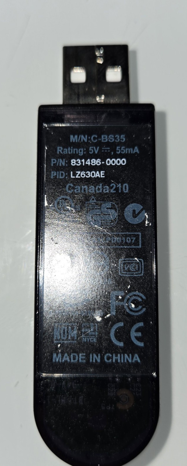 Logitech c-bs35 831486-0000 Canada 210 Genuine Original USB Wireless Receiver