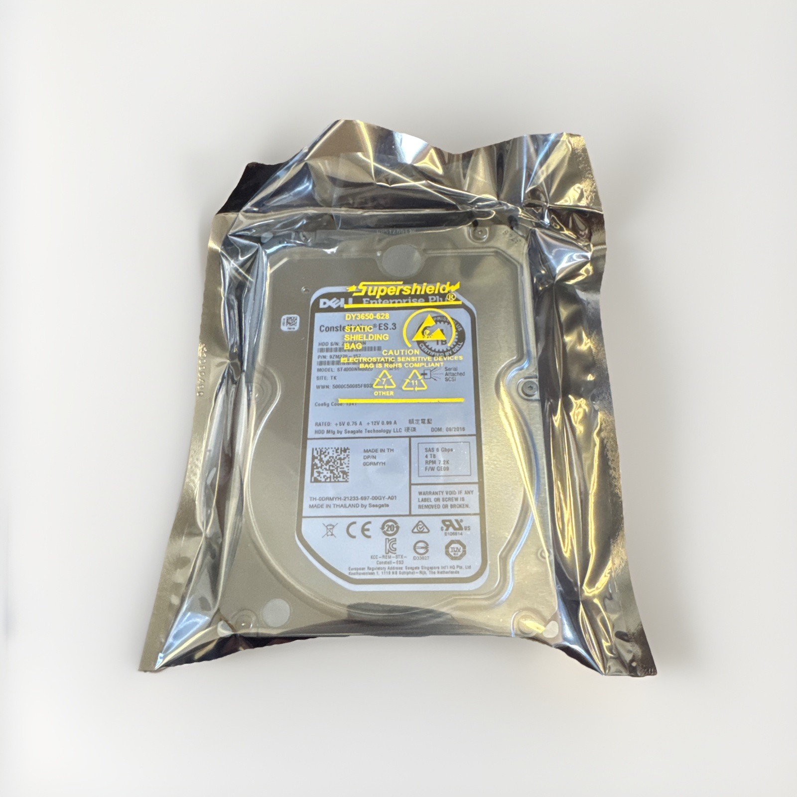 DELL DRMYH Constellation ES.3 4TB SAS 7.2K 6Gbp 3.5" HDD ST4000NM0023 9ZM270-157