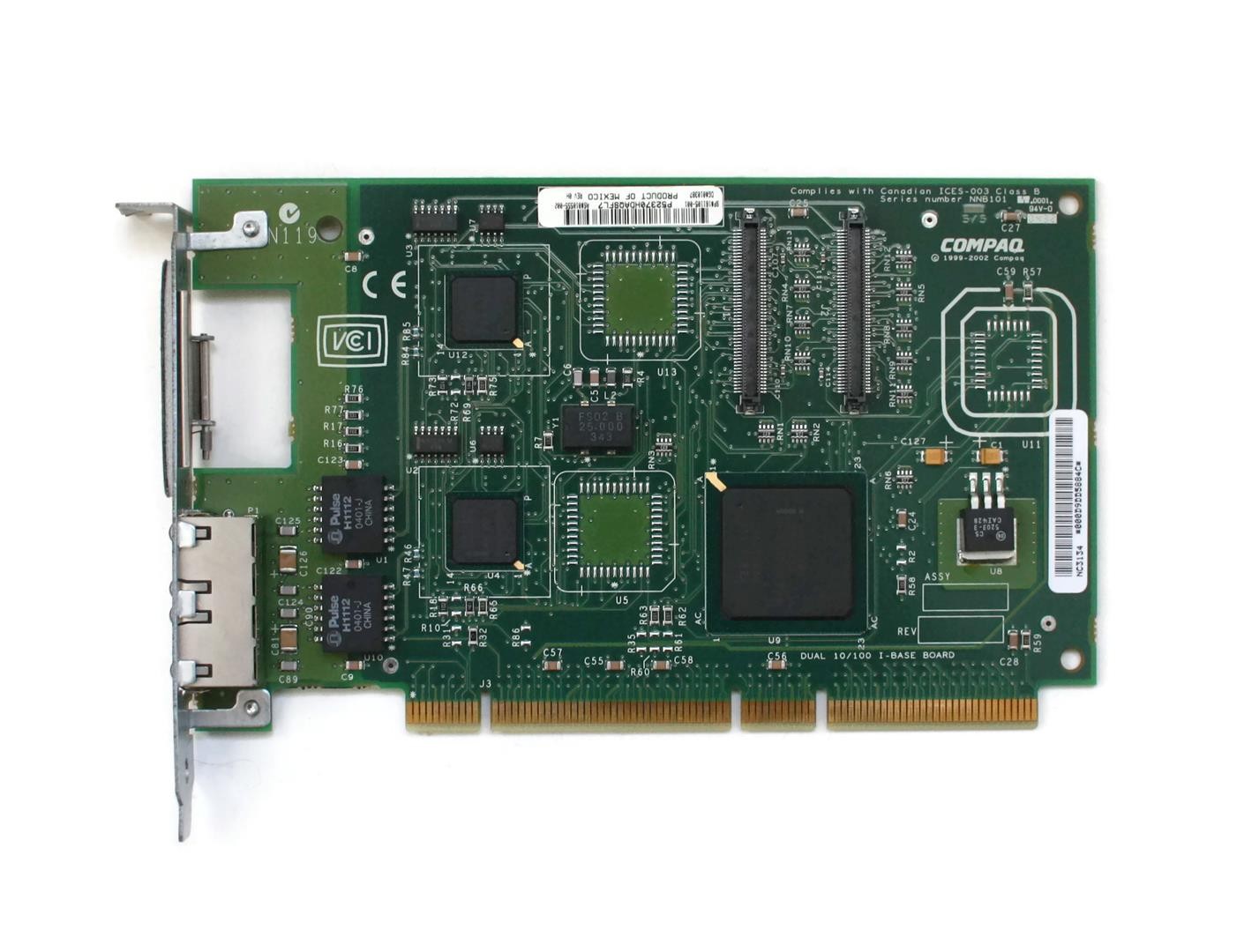 10/100 dual-channel 64-pci nic, nc3134, 010555-002, 010388-001 rev.d