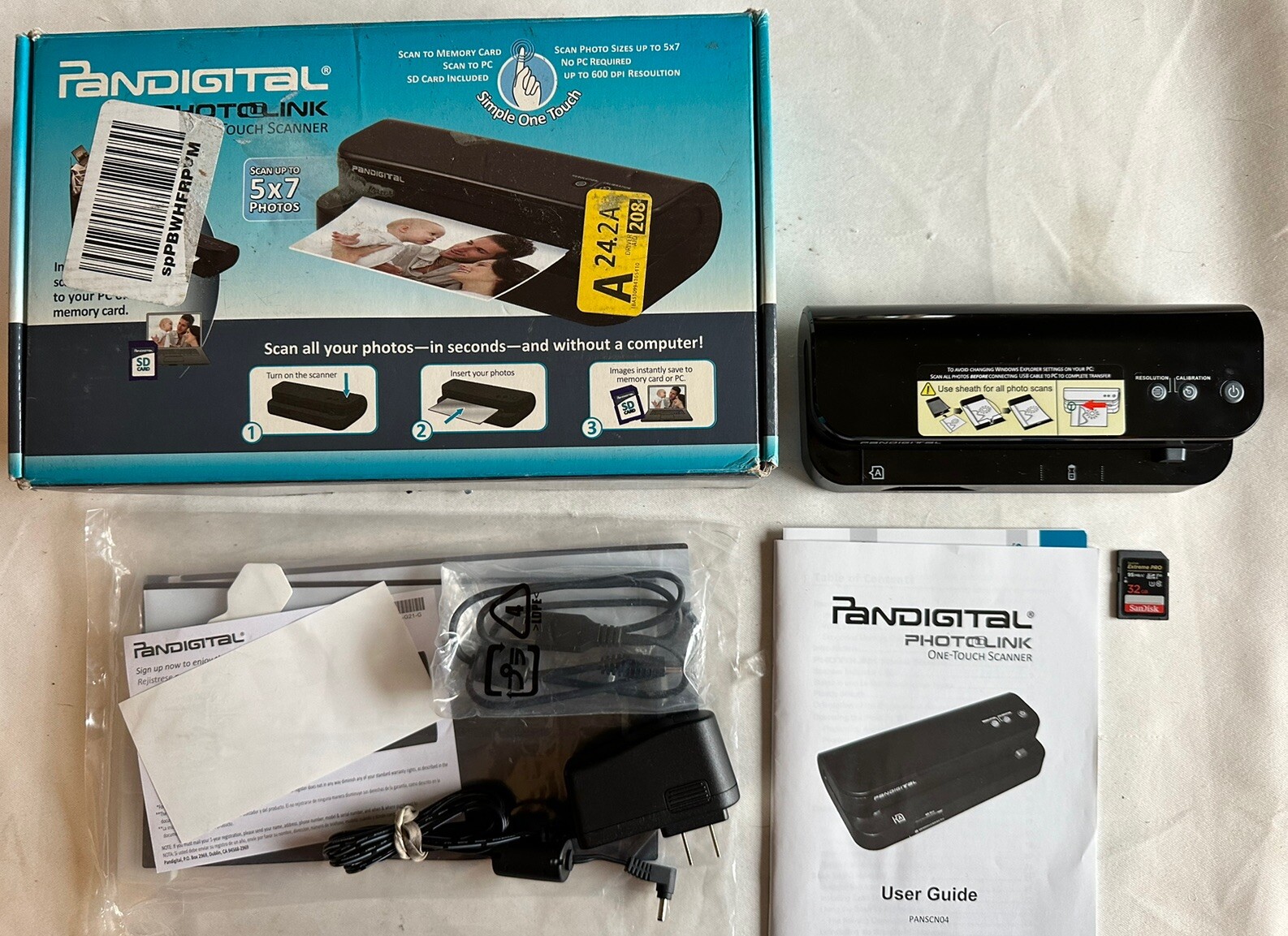 Pandigital PhotoLink One Touch Portable Photo Scanner
