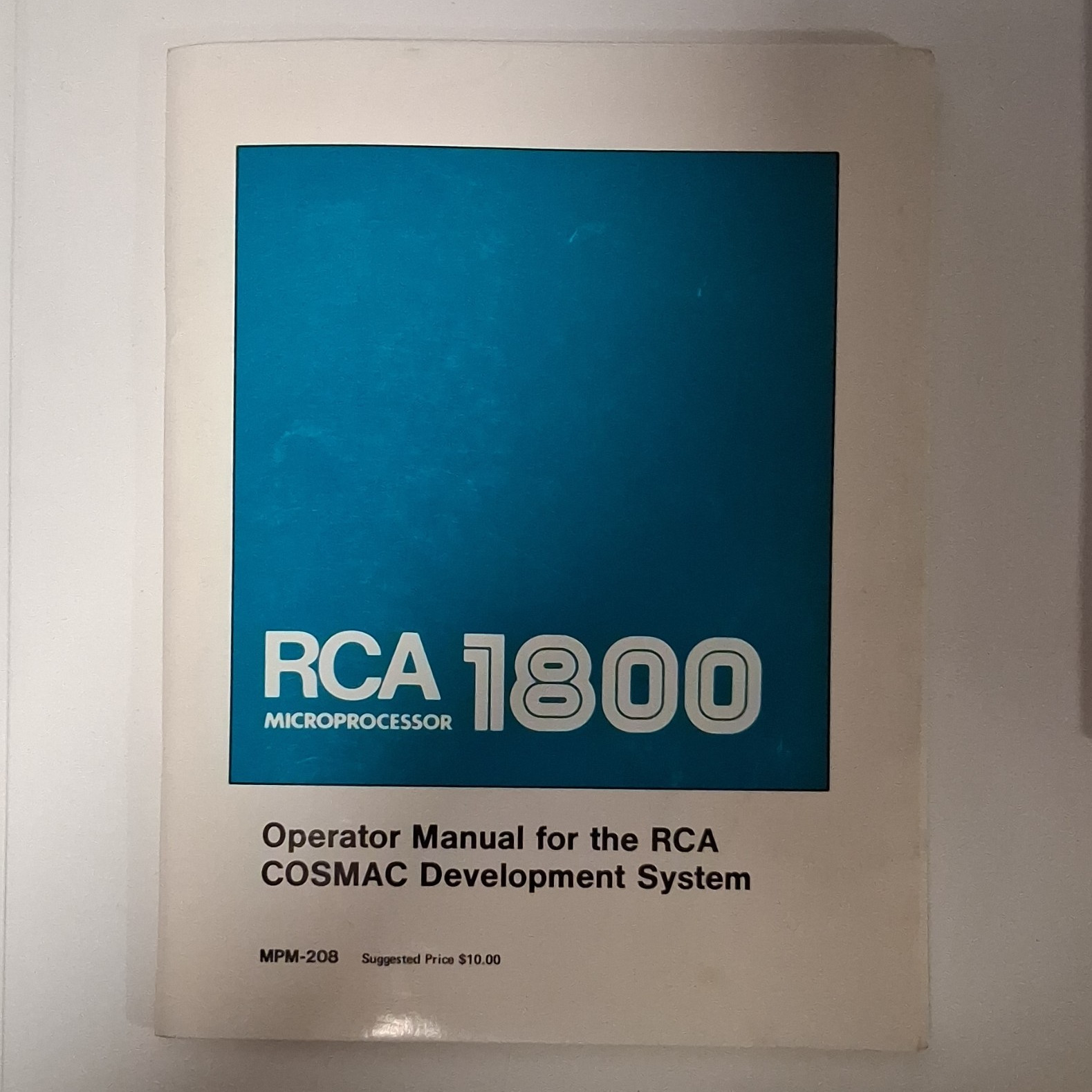RCA 1800 COSMAC Development System Operator Manual MPM-208 Vintage