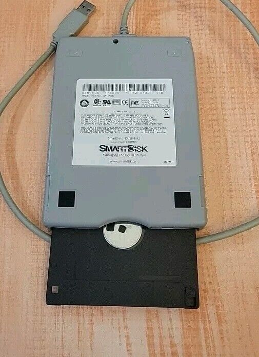 SmartDisk External 3.5” Inch Floppy Drive FDUSB-TM2 - 💾 