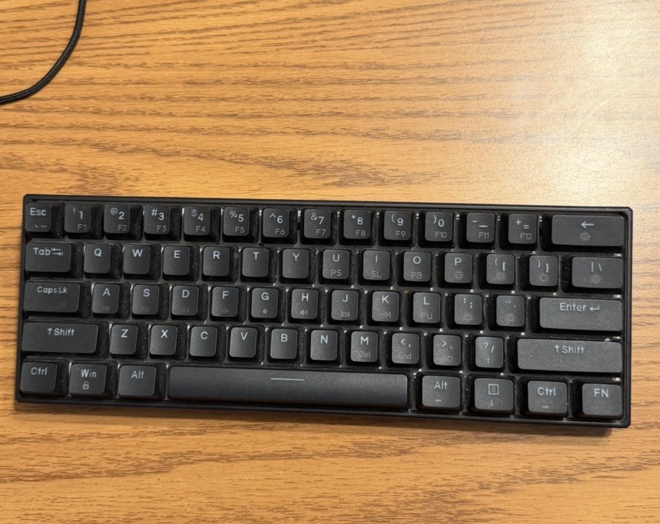 Dierya DK61 Mechanical Keyboard 60% Wired Brown Switches