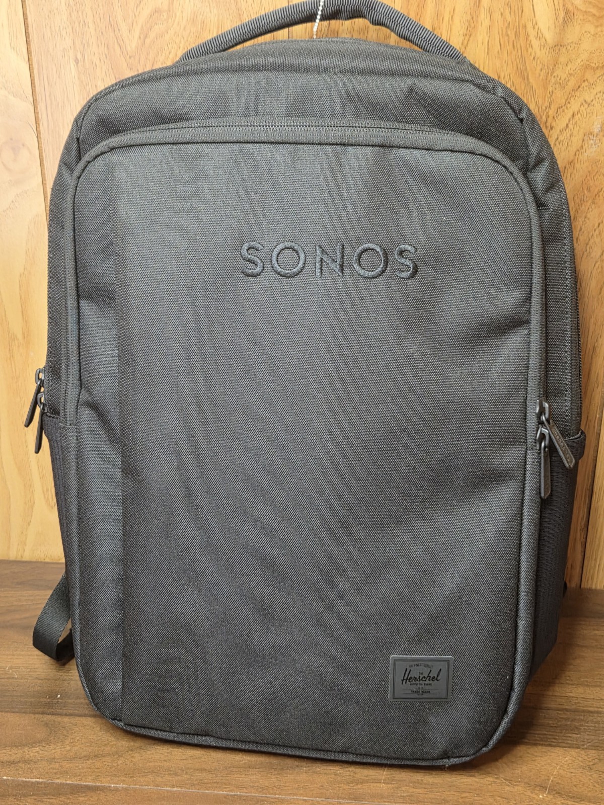 The Herschel Supply Co Kaslo Tech Backpack Black SONOS Branded 30 Liter RARE