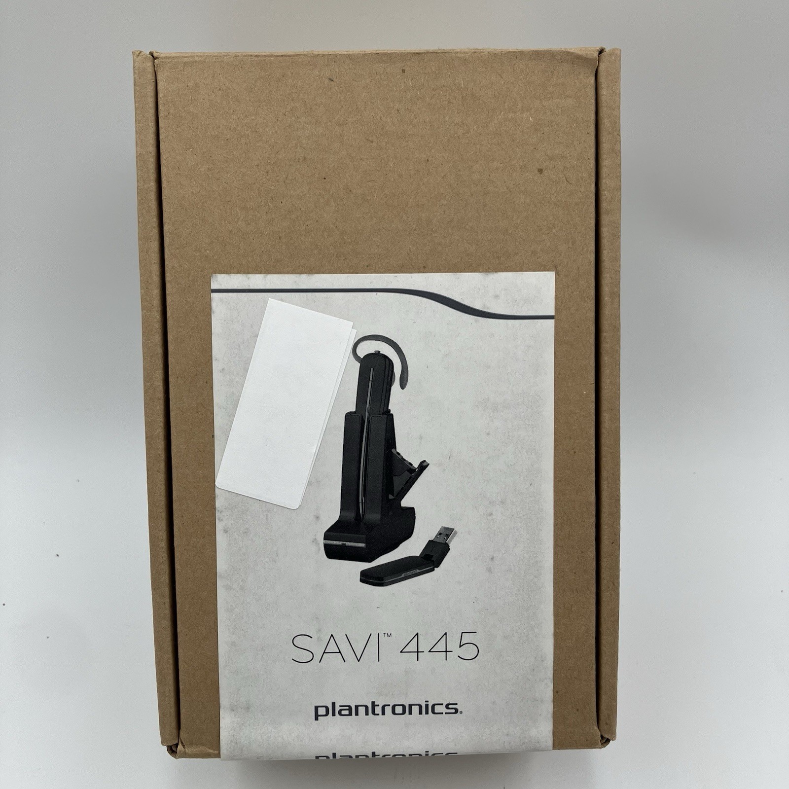 Plantronics Savi 445 Wireless Headset Office System DECT 6.0 USB Headset New