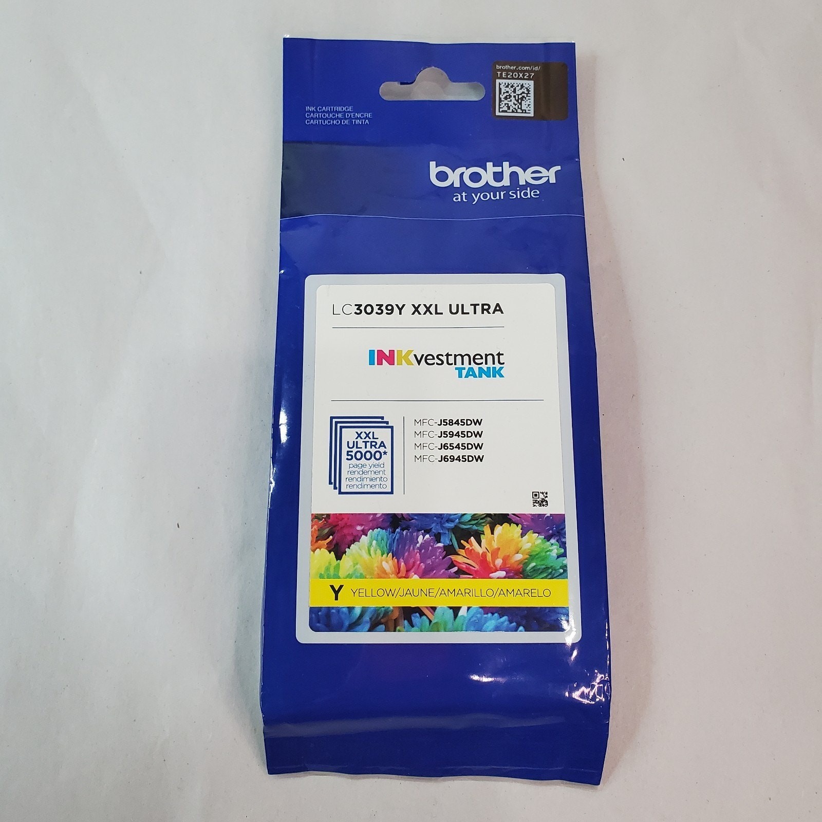 Brother LC3039Y XXL Ultra Hi Yield Yellow Ink Cartridge Genuine Sealed E 10-2024