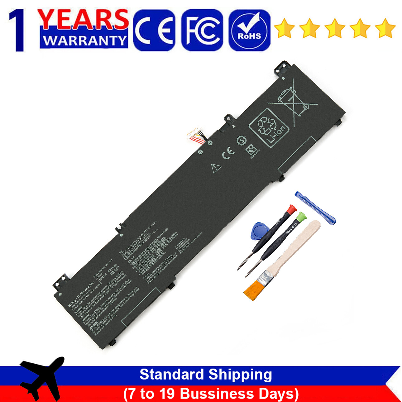 42Wh B31N1822 Battery For Asus ZenBook Flip 14 Q406 Q406DA UX462 UX462DA UM462DA