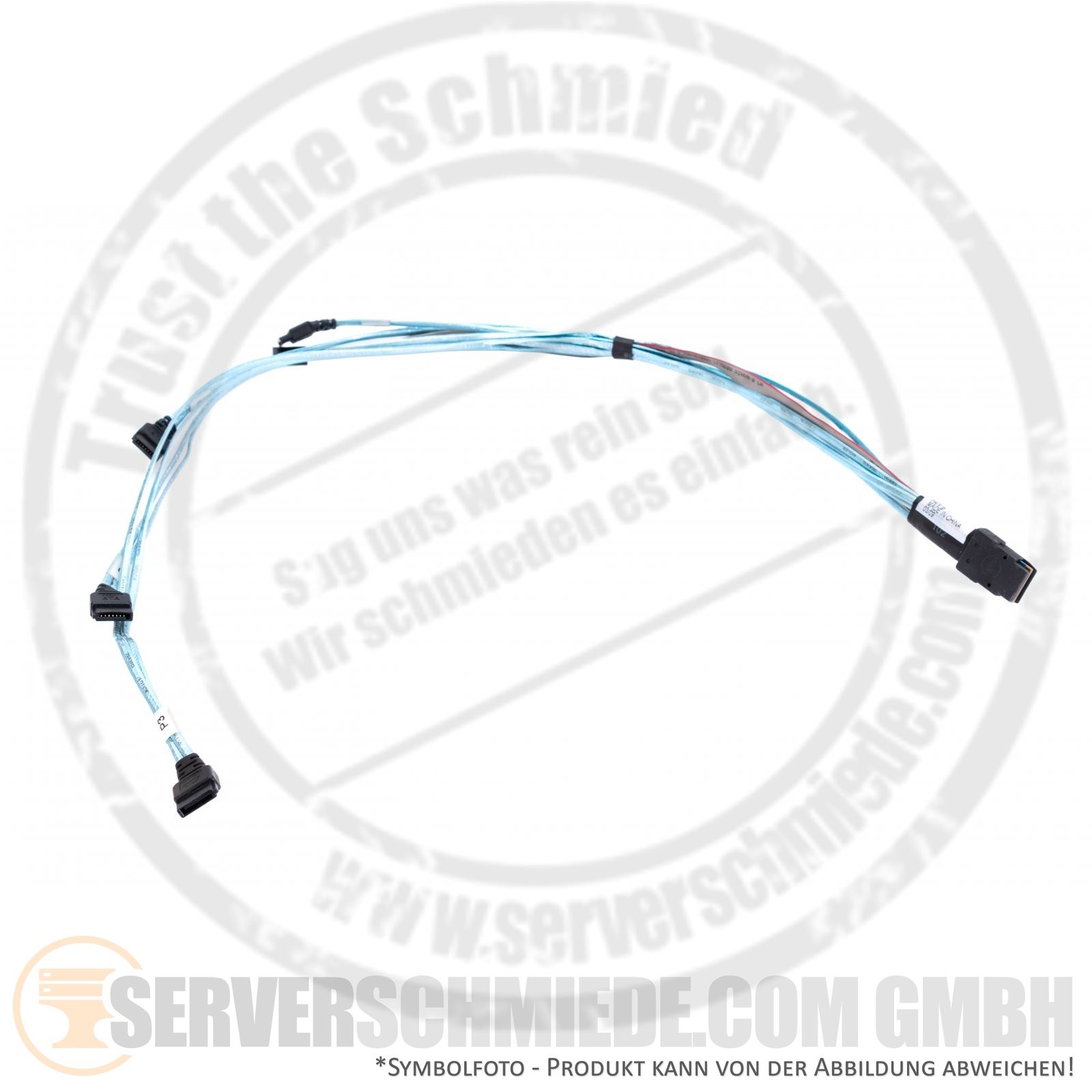 Supermicro 60cm SAS/SATA Cable 1x SFF-8087 60cm 4x SATA 60cm 50cm 45cm 35cm 1x 