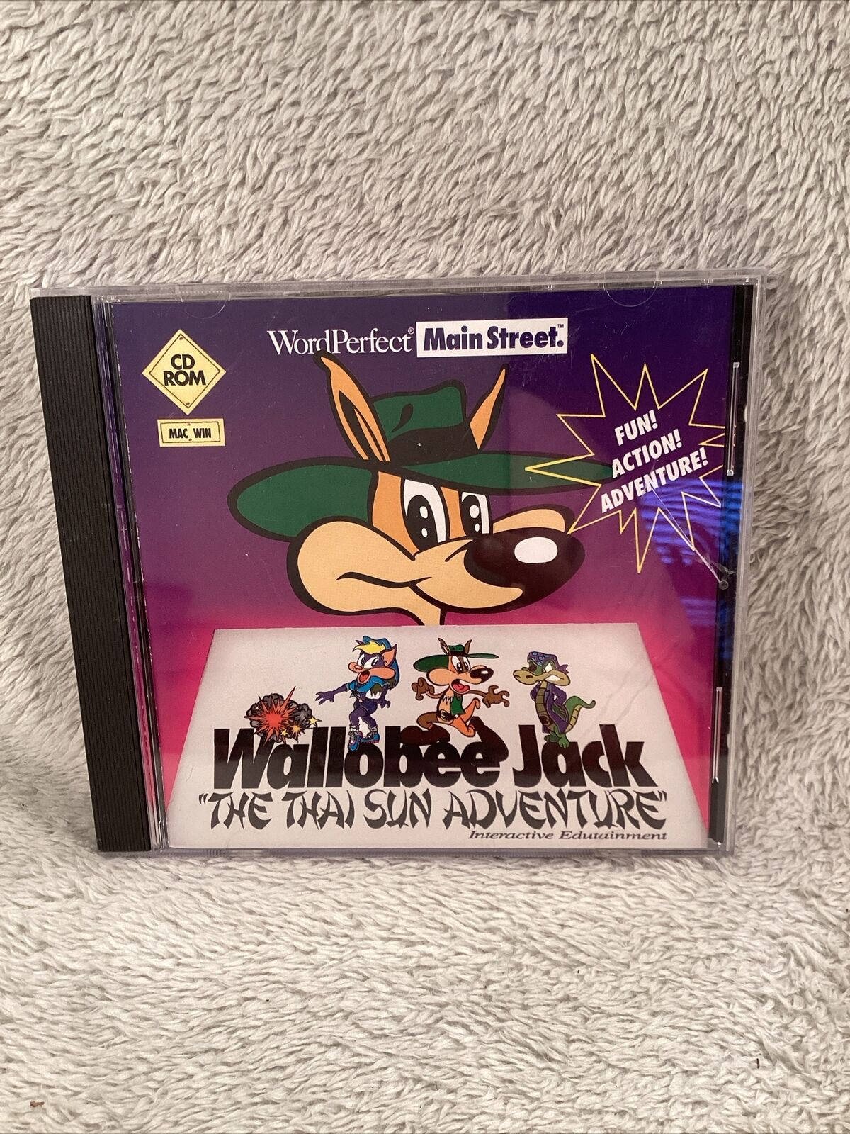 RARE 1994 Mac Wallobee Jack Interactive Learning Software Early Childhood Game
