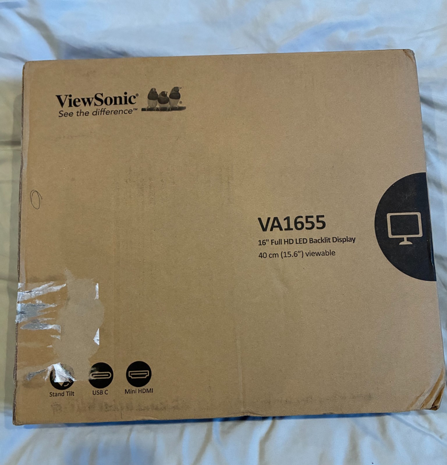 ViewSonic VA1655 15.6 inch Widescreen LCD Monitor