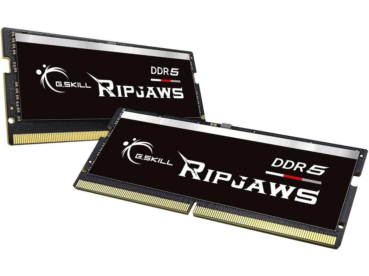 Ripjaws SO-DIMM 64GB (2 x 32GB) 262-Pin DDR5 SO-DIMM DDR5 5600 (PC5 G.SKILL
