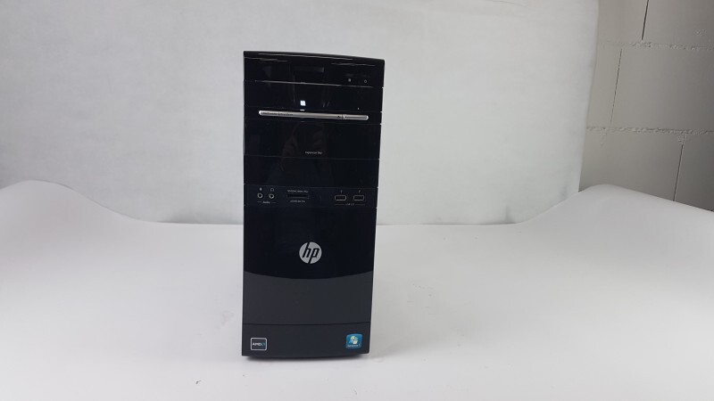 HP Retro Micro ATX PC Enclosure Case Front USB Card Reader Micro & Sound Used