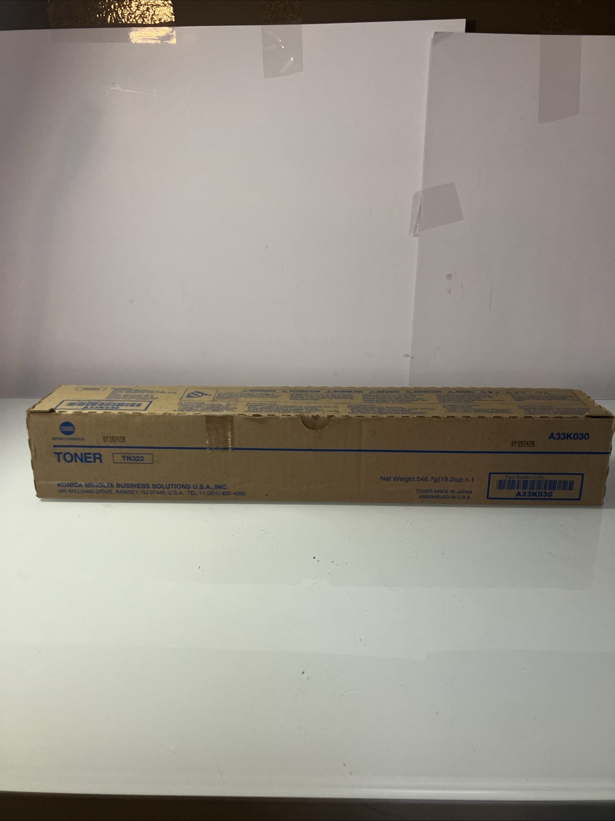 Konica Minolta TN322 (A33K030) Black Toner Cartridge