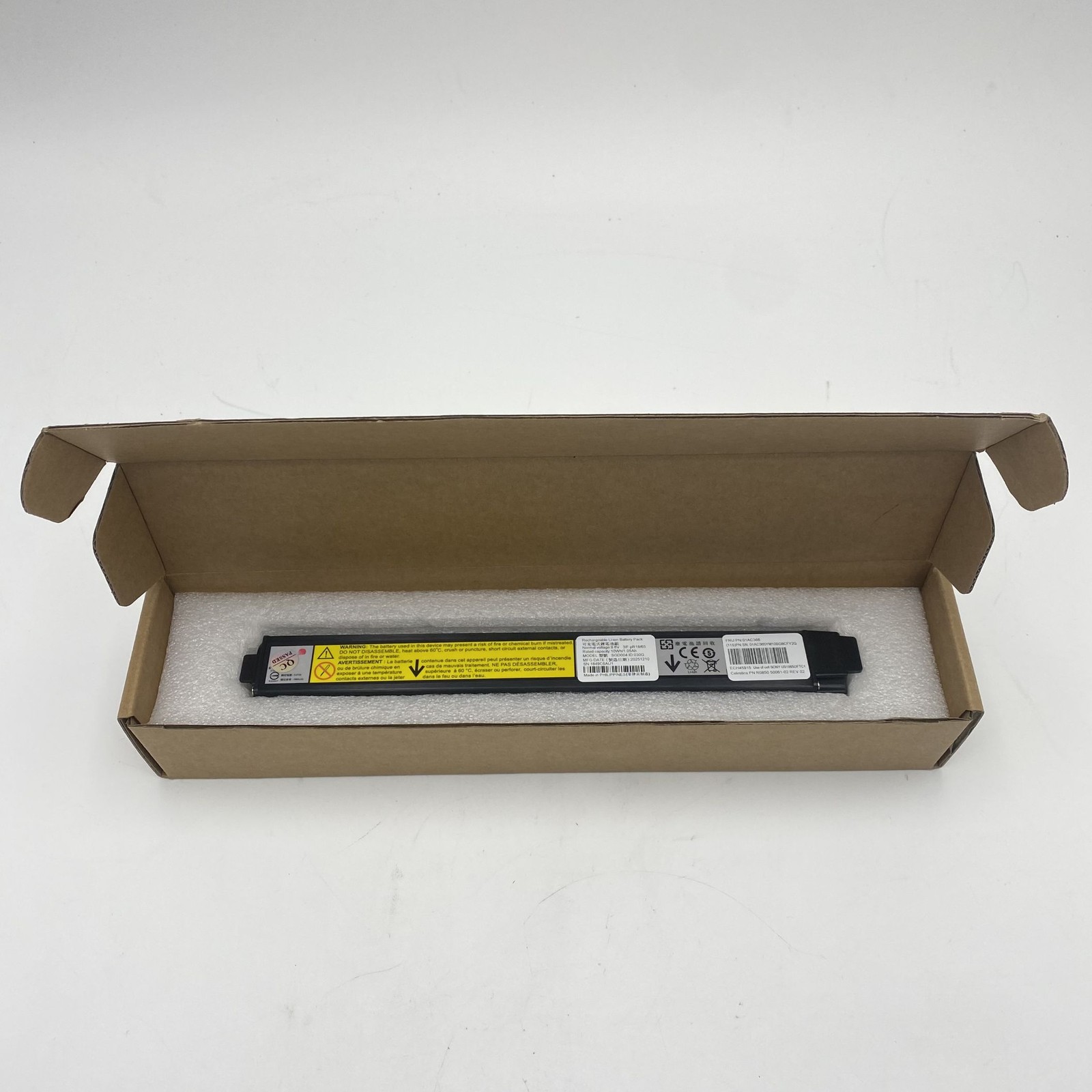 IBM Storwize V5000-V5010-V5030 Gen2 Battery Date Code: 2025 01AC365 01AC366