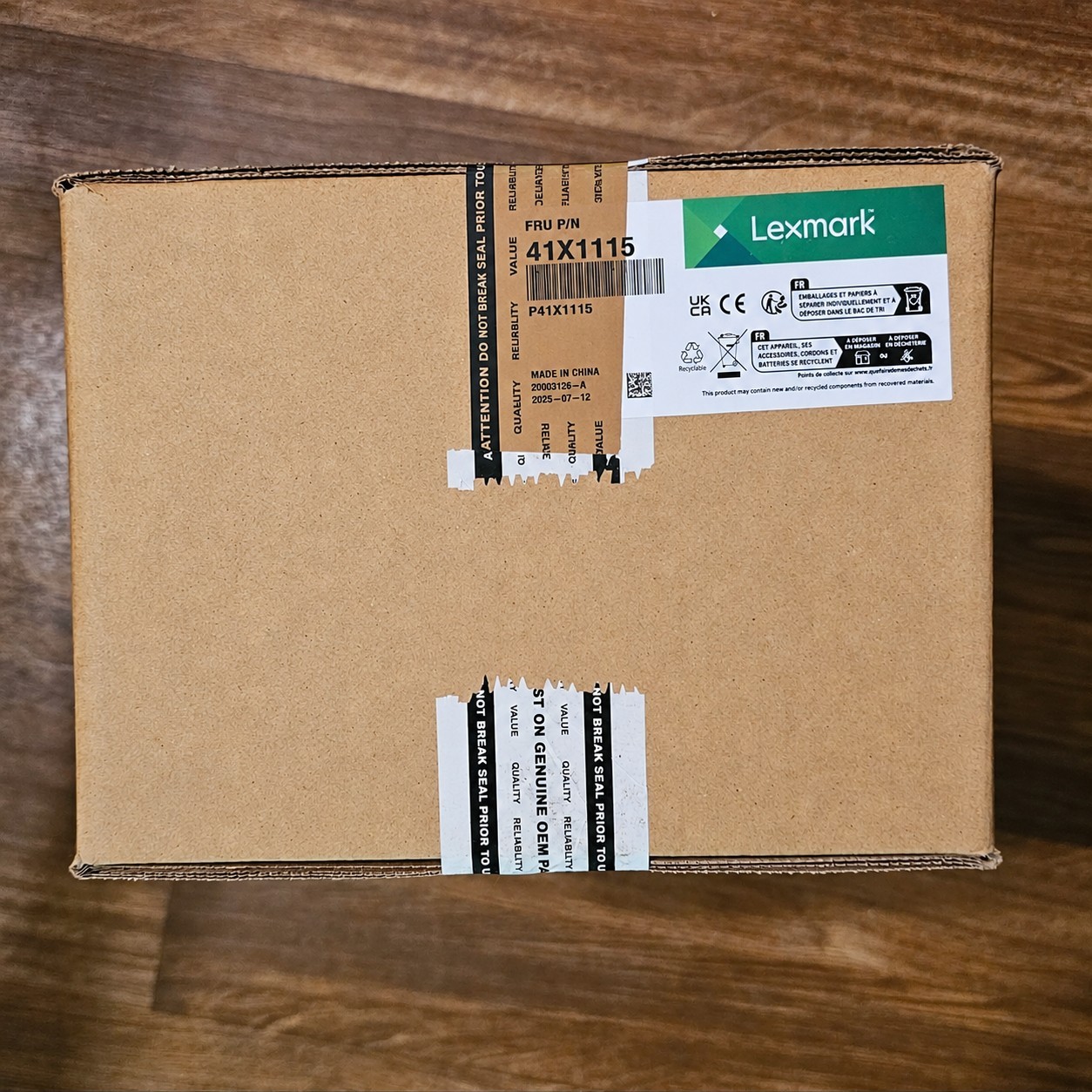 OEM Lexmark 41X1115 Fuser Unit for MS821 MS822 MS823 MS825 MS725