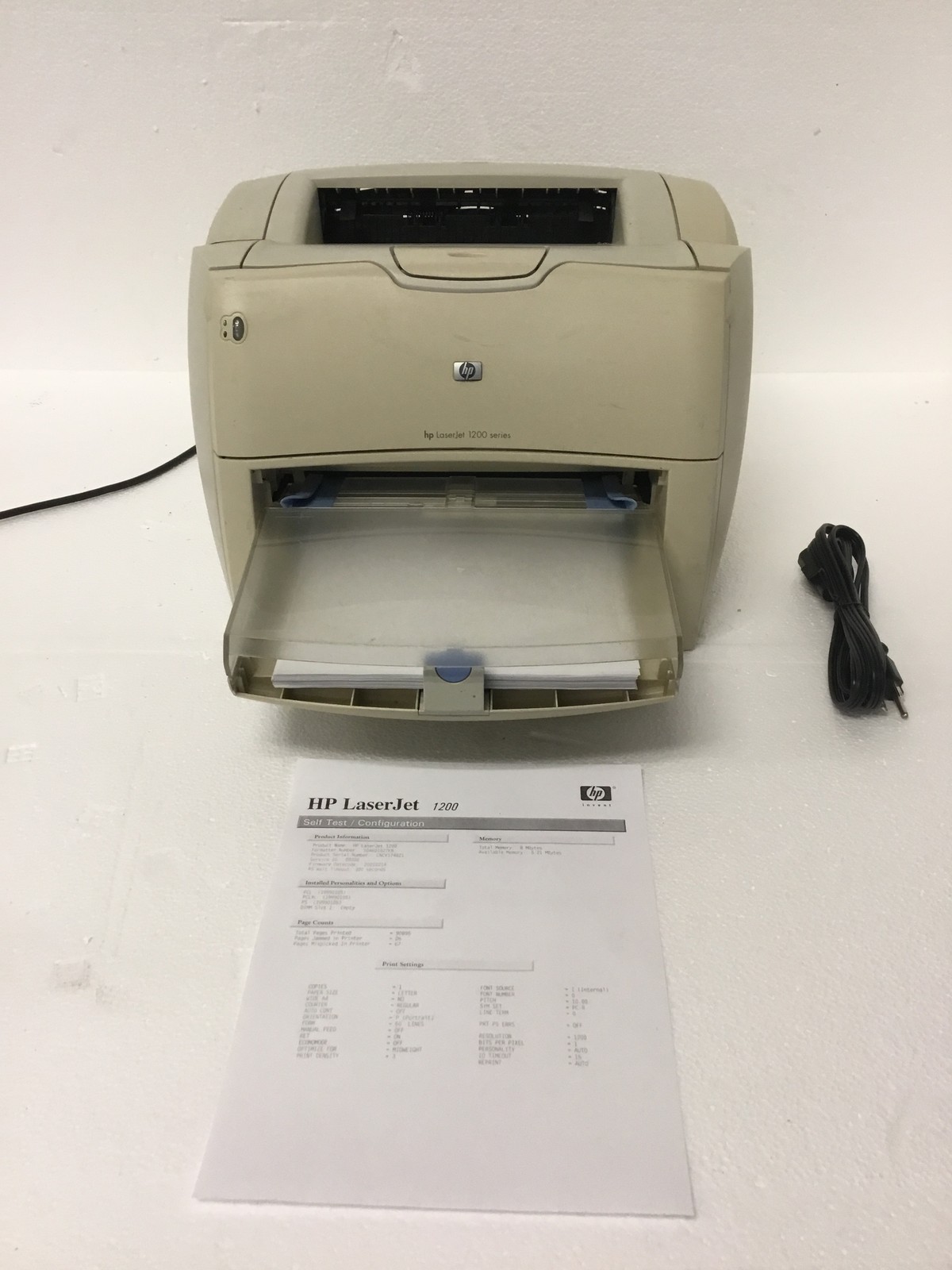 HP LaserJet 1200 C7044A Mono Laser Printer USB Parallel 8MB 91K Pages 