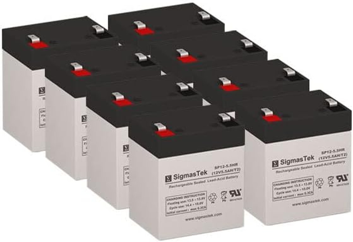 APC RBC43 UPS Compatible Batteries - Set of 8