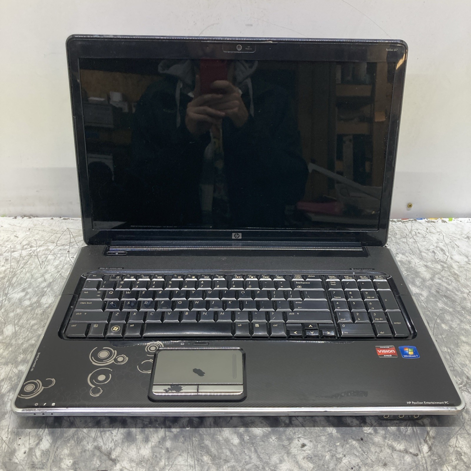 HP PAVILION DV7 3057NR AMD TURION II 2GB RAM 2.50GHz Boot to BIOS