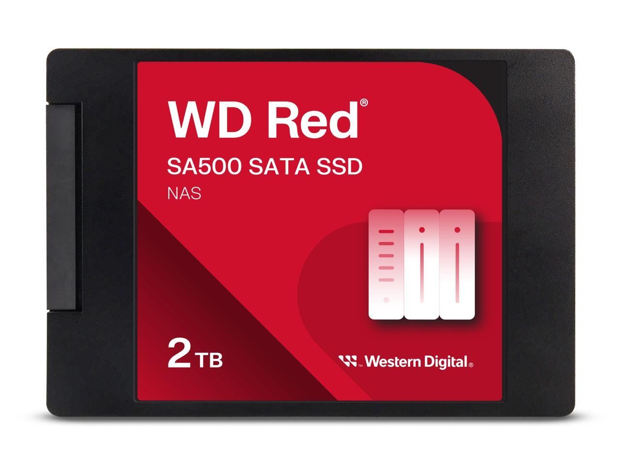 WD Red® SA500 NAS SATA SSD, 2TB, 2.5" WDS200T2R0A