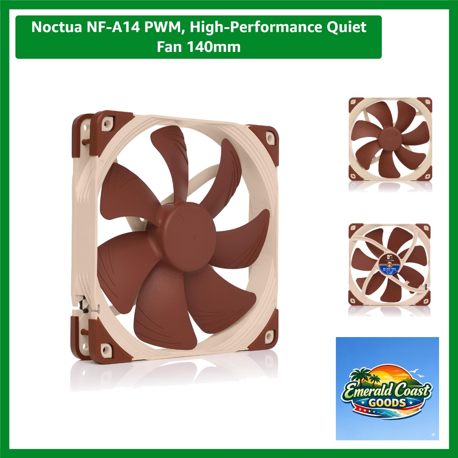 High-Performance Quiet Fan 140mm