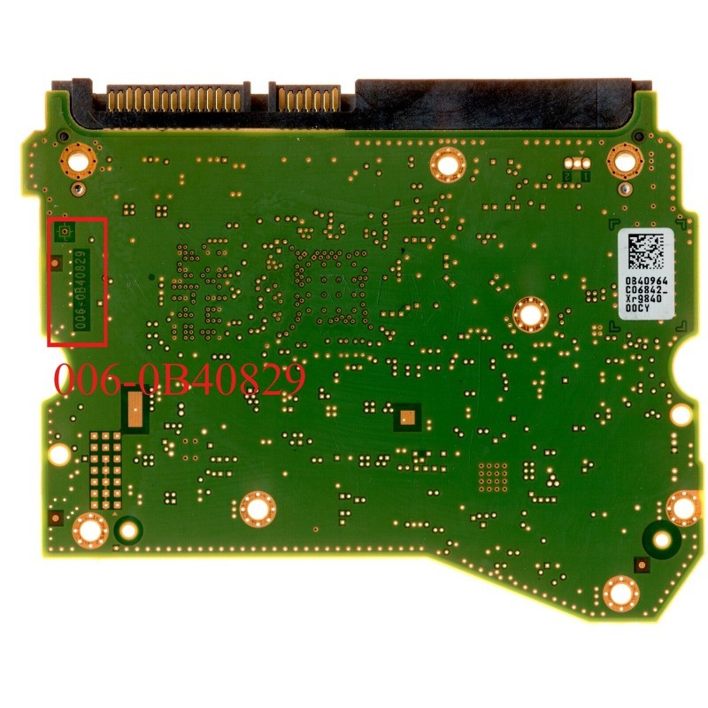 WD 006-0B40829 PCB Circuit Board Repair for hard drive data recovery