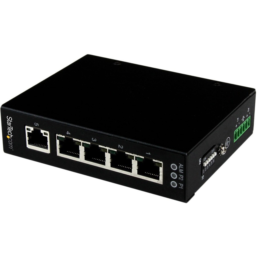 StarTech 5-Port Unmanaged Industrial Gigabit Ethernet Switch
