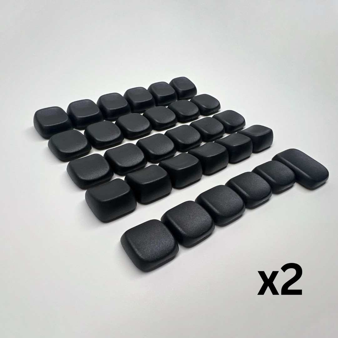 KLP Lamé PBT Low Profile Keycaps for Kailh Choc V1 V2 MX Switches 46/60 Keys
