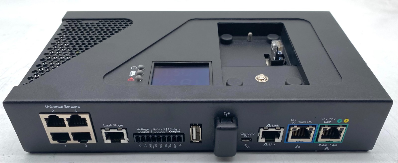 APC NETBOTZ NBWL0755 ROOM MONITOR 755 FOR ENVIRONMENTAL MONITORING W/OUT CAMERA