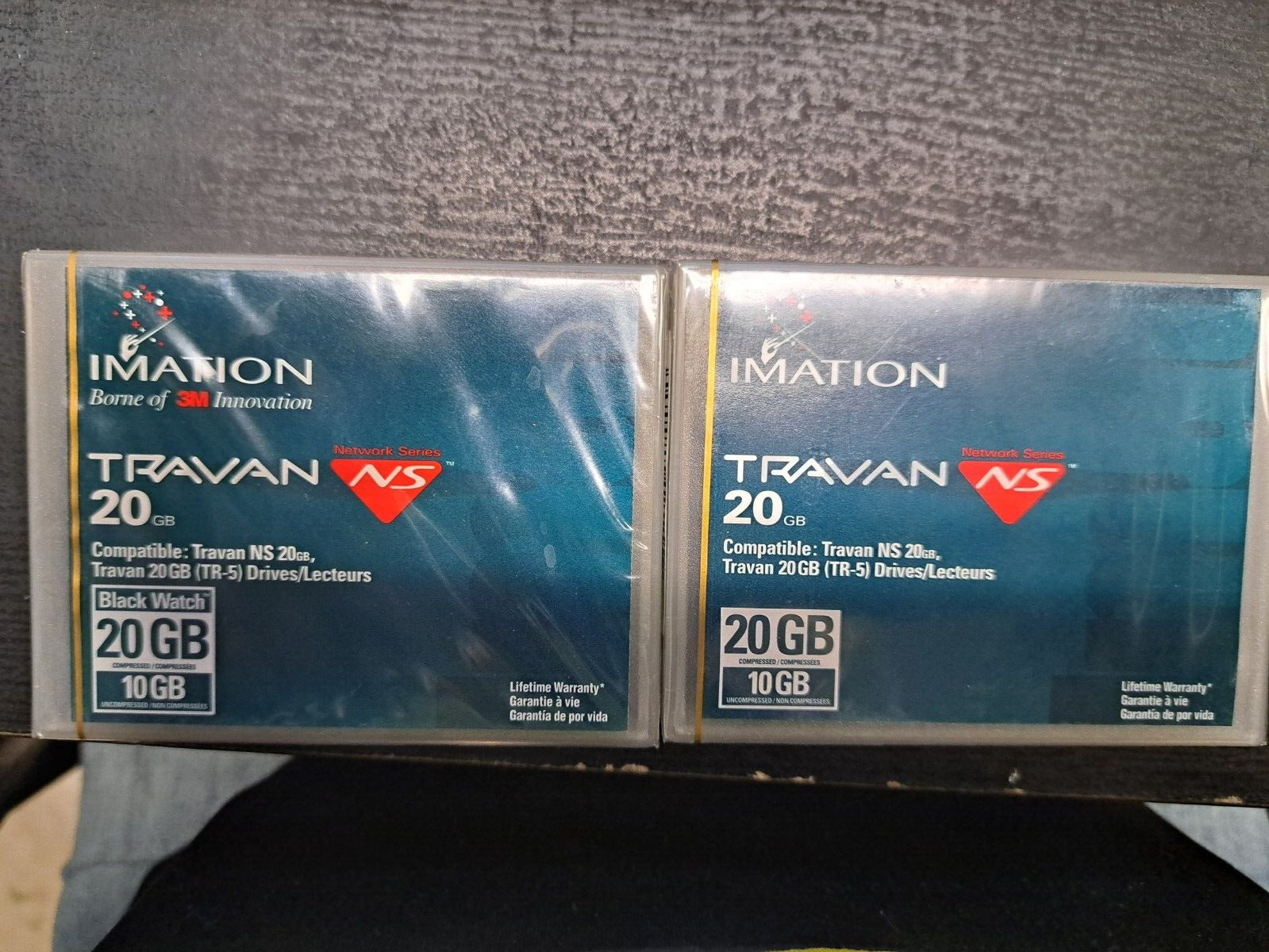 Imation Travan NS Network Series 20GB Data Cartridge New/Sealed