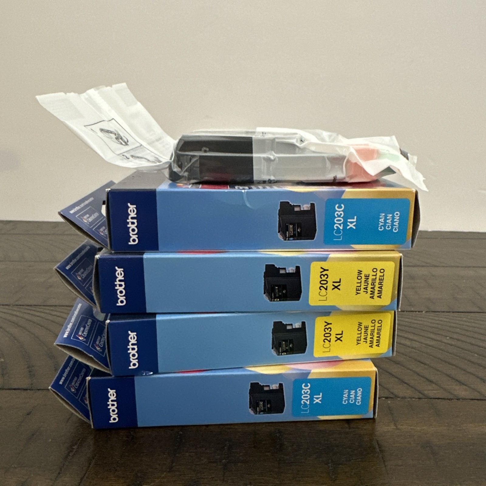 Brother Ink LC203BK/LC203Y/LC203C XL Cartridges Exp 2022 New 5 Pack Genuine