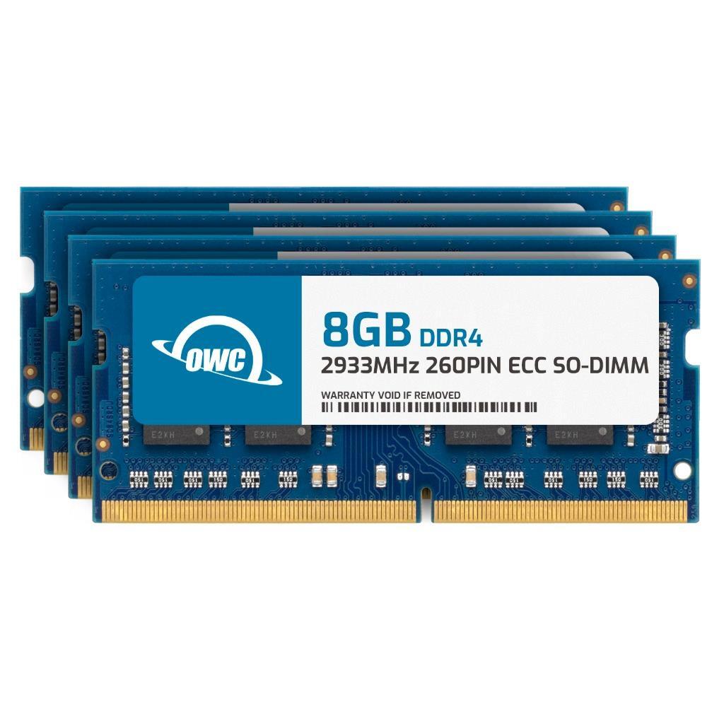 OWC 32GB (4x8GB) DDR4 2933MHz 1Rx8 ECC Unbuffered SODIMM 260pin Memory RAM