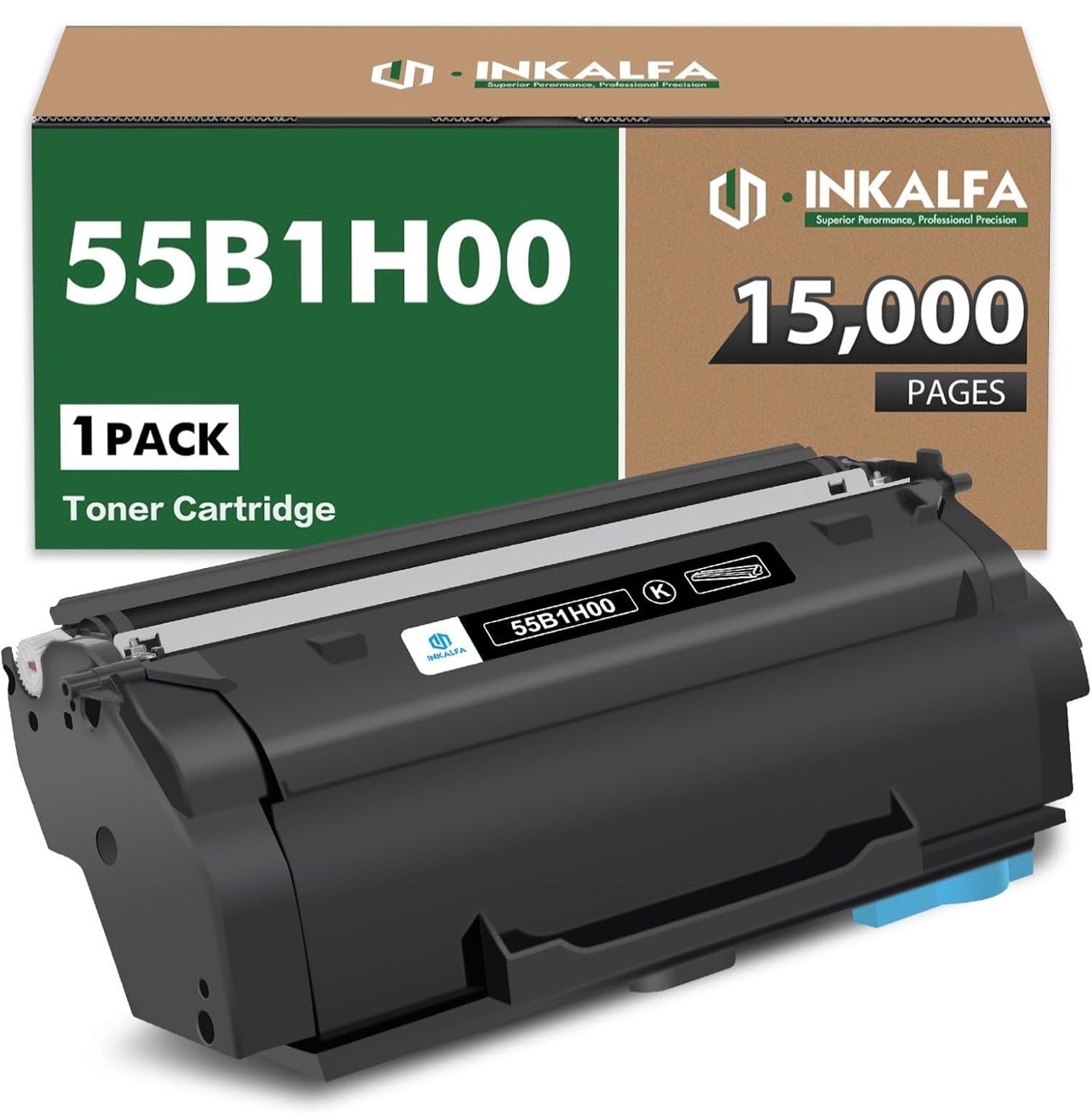 55B1H00 Black Toner Cartridge for Lexmark MS431 MX431 MS431dw MX431adw MS331dn