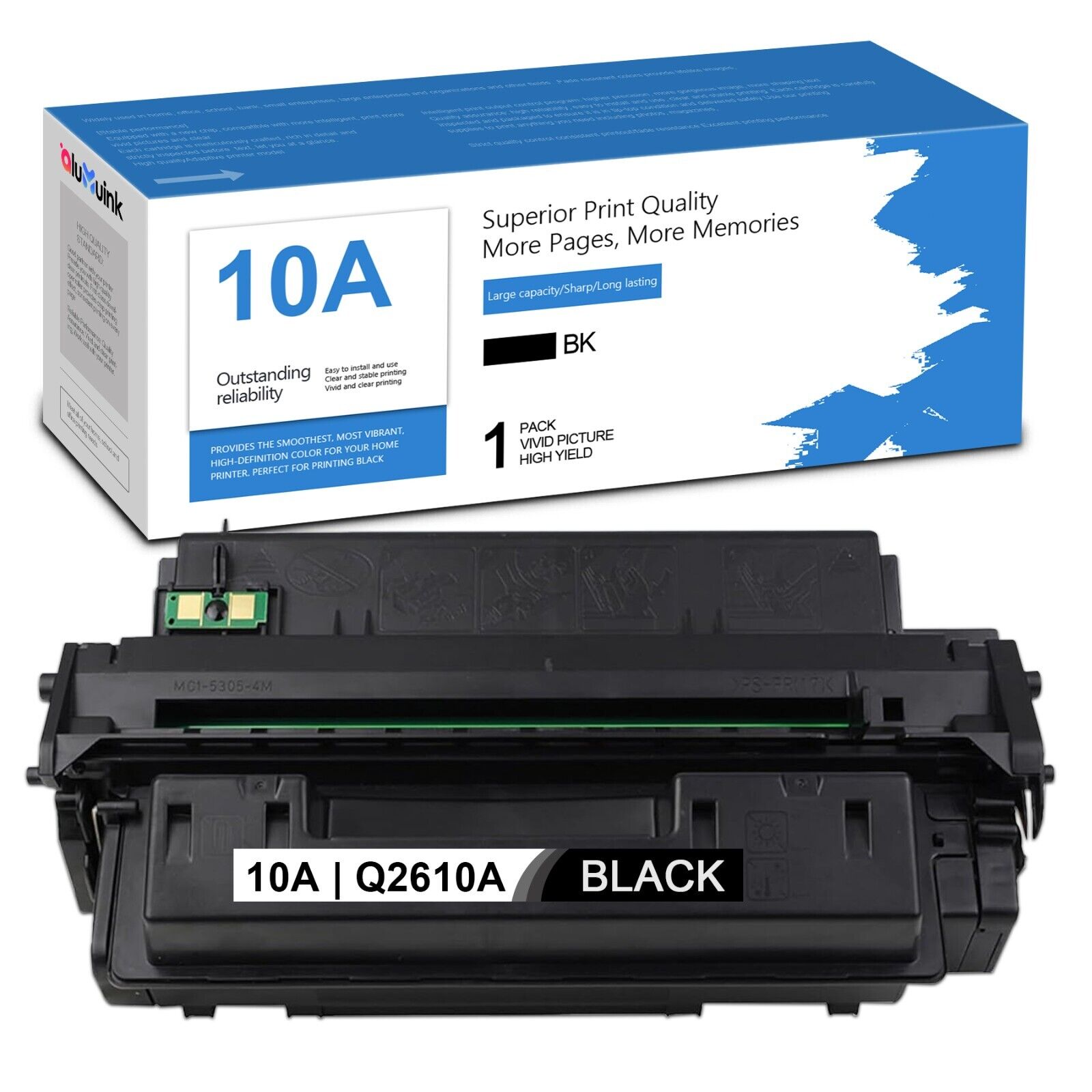 10A | Q2610A Black Toner Cartridge Replacement for HP 10A 2300 2300L 2300d