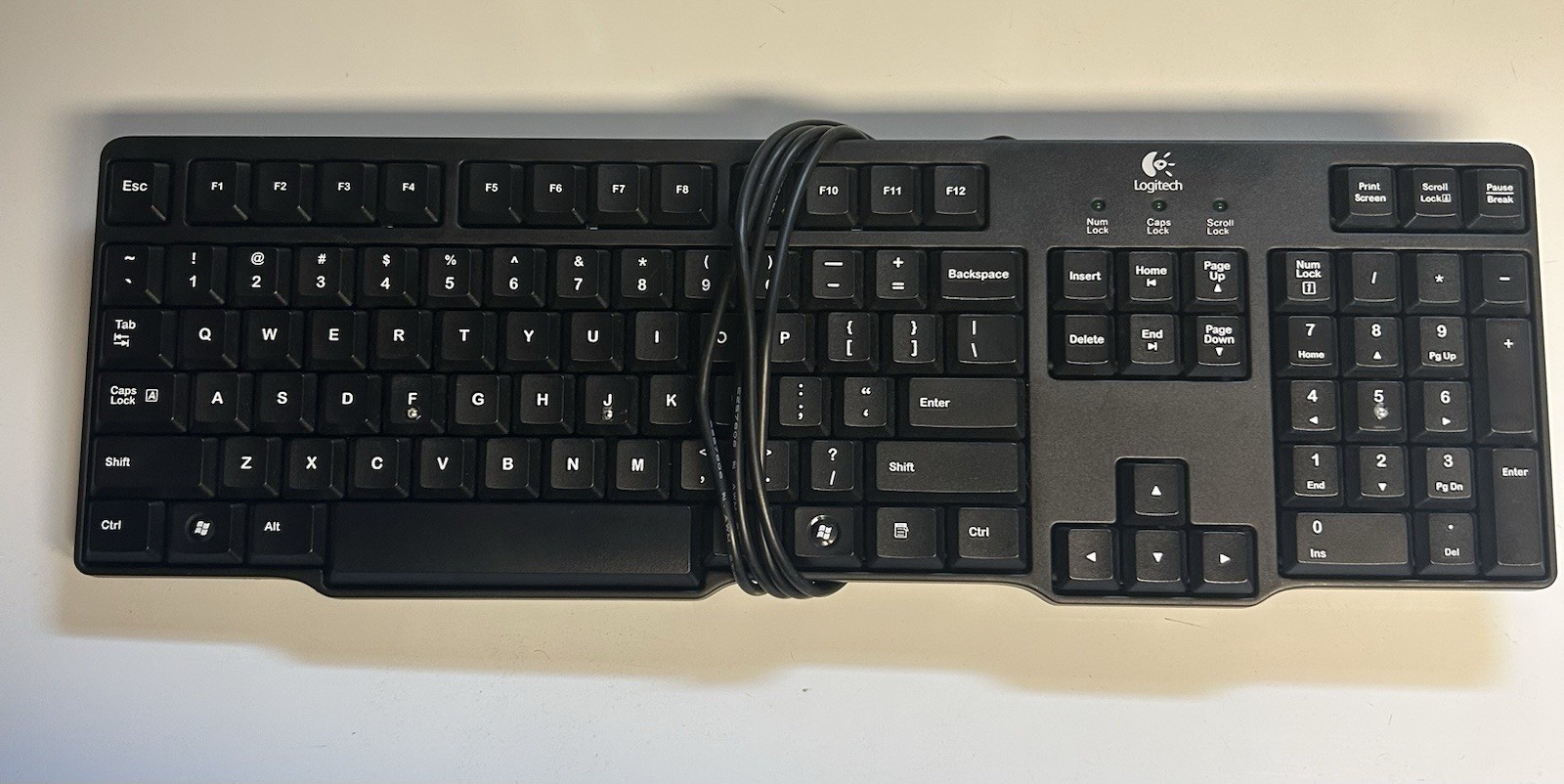 Logitech Classic Wired Keyboard Black
