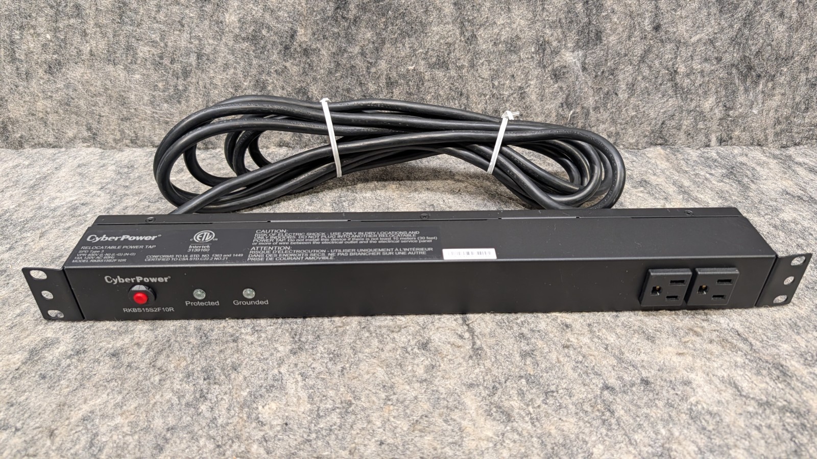 CyberPower Rackbar Surge Suppressor 15A RM 12 Outlet 1U RKBS15S2F10R 🔥New🔥
